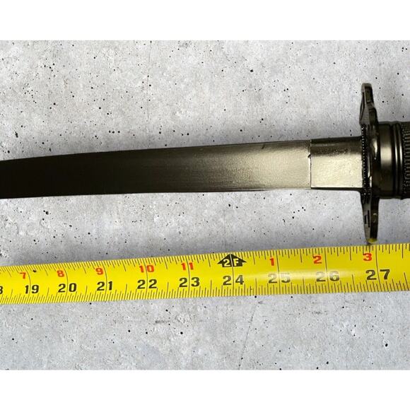 2 Set Of Black Emperor Katana Sword with Scabbard Tomahawk Carbon Steel - Picture 7 of 12